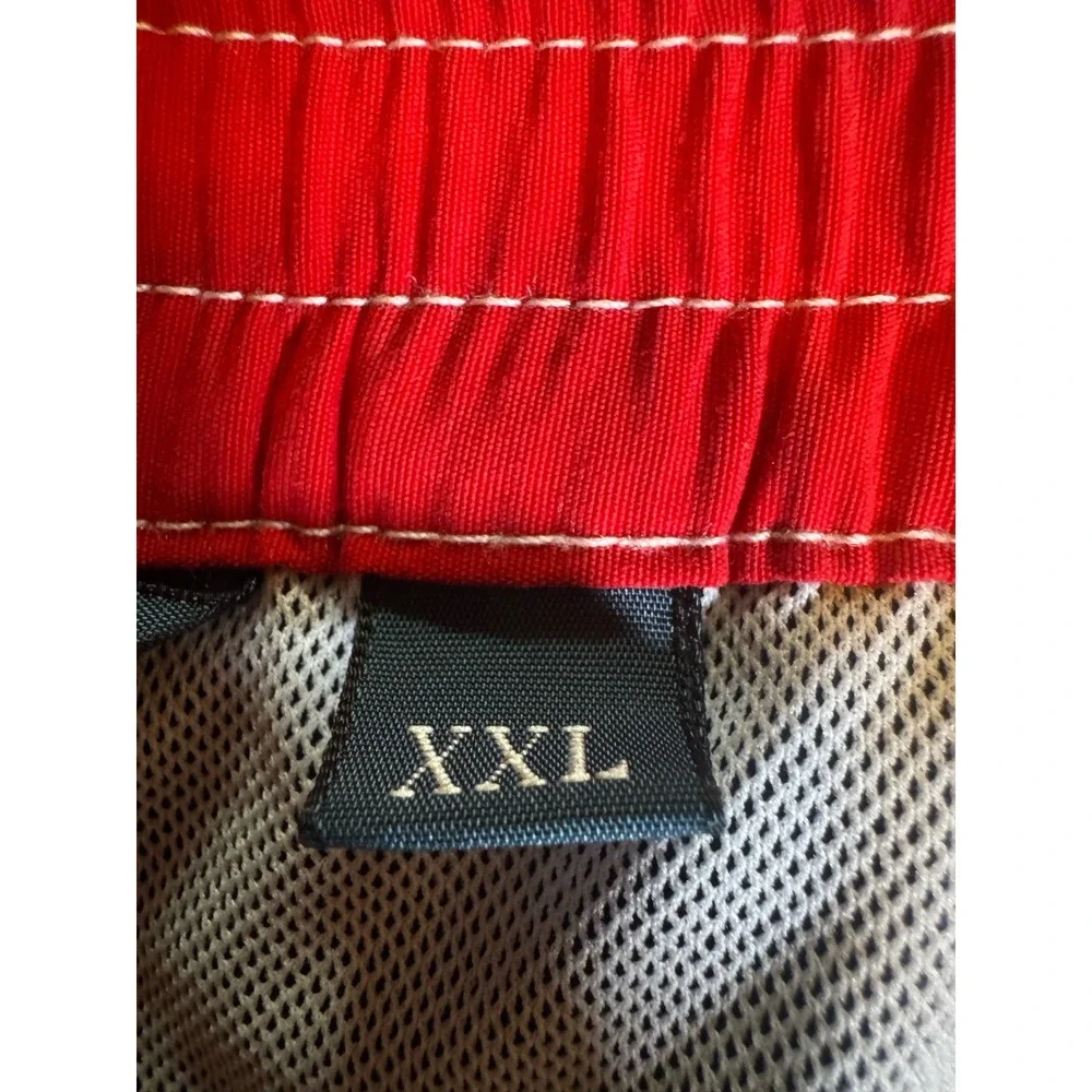 Vintage Y2K‎ Ralph Lauren Polo Swim Trunks Board Shorts Navy Blue Size XXL 2XL - Picture 7 of 9